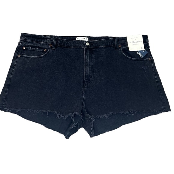 Abercrombie & Fitch The Mom Short High Rise 36/22 - Picture 4 of 16